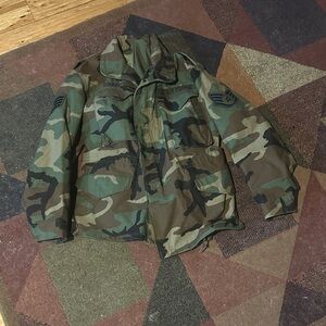 Military Camouflage Jacket with hood